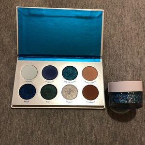 Colourpop Wet Palette & Gliterally Obsessed Bundle